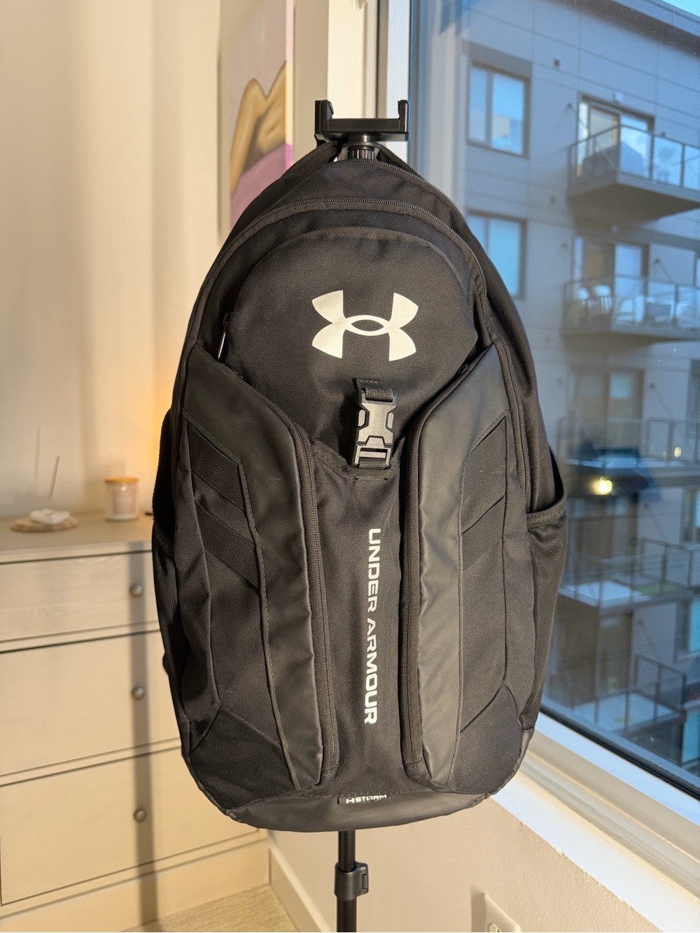 Under Armour Black Men's Backpack with White Logo